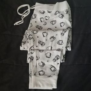 Super soft coffee/latte/tea pajama pants!